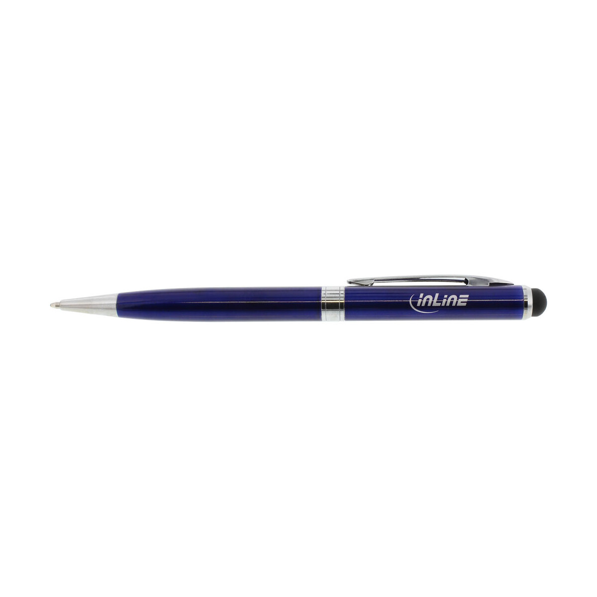 InLine® Touchpad Stylus + Ball Pen metal blue