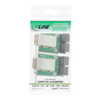 InLine® Dual SAS Bracket PCI 2x ext. SFF-8088 int. 8x SATA