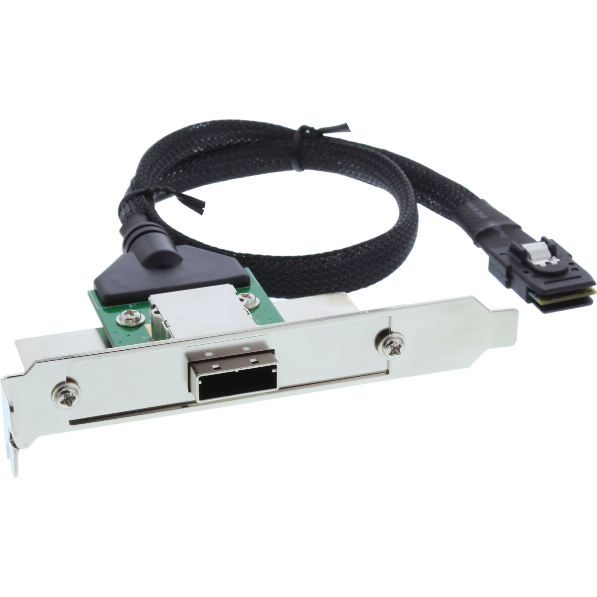 InLine® SAS Bracket with Cable ext. SFF-8088 to int....