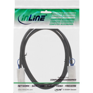 InLine® SAS Cable Mini-SAS 26 Pin SFF-8088 to Mini-SAS 26-Pin SFF-8088 1m