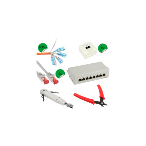 InLine® Cat.6 Netzwerk Installations Kit