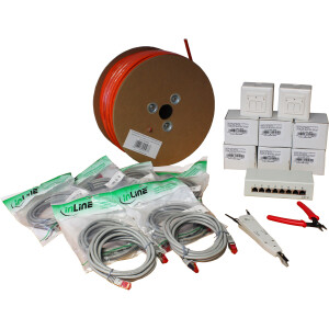 InLine® Cat.6 Netzwerk Installations Kit