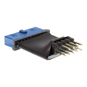 InLine® USB 3.0 zu 2.0 Adapter intern, USB 3.0 19pin auf USB 2.0 Pfostenstecker