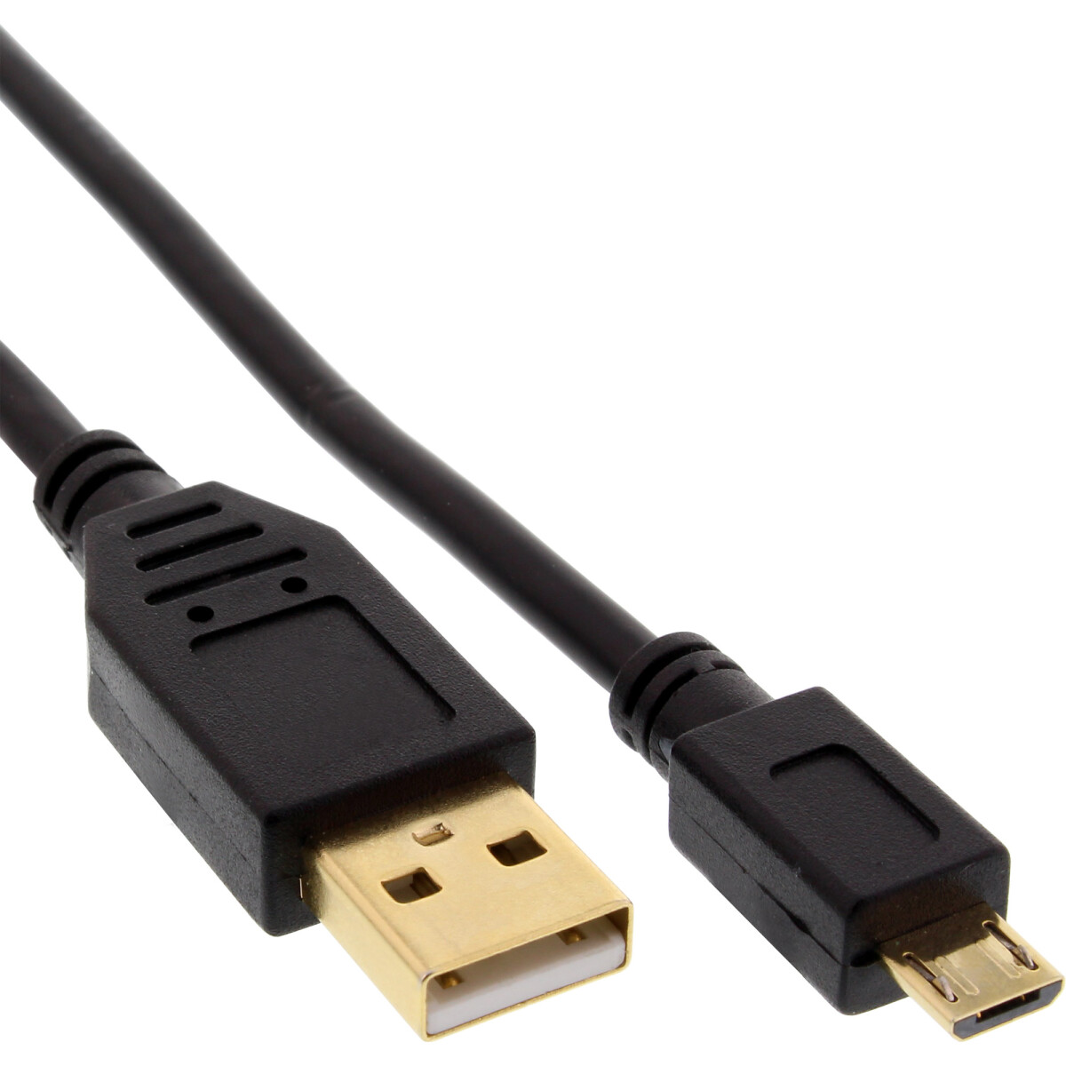 InLine® Micro-USB 2.0 Kabel, USB-A ST an Micro-B ST,...