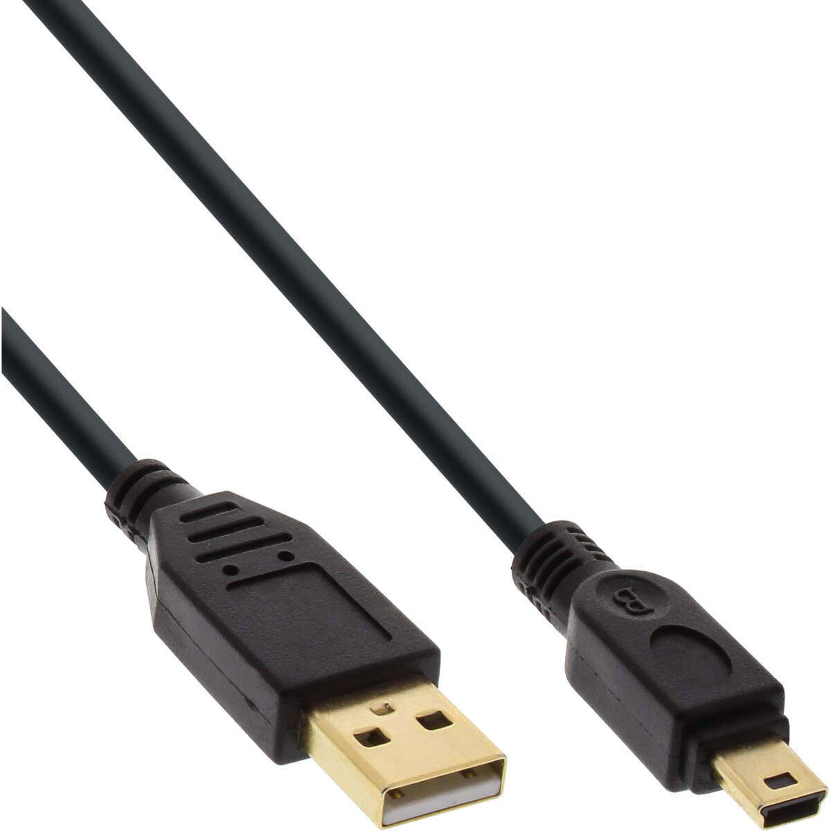 InLine® USB 2.0 Mini-Kabel, USB A ST/Mini ST 5pol,...