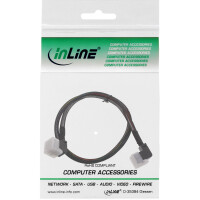 InLine® Mini SAS HD Cable SFF-8643 to SFF-8643 angled with Sideband 0.5m