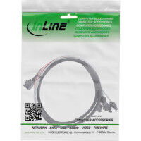 InLine® Mini SAS HD Cable SFF-8643 to 4x SATA + Sideband 0.5m