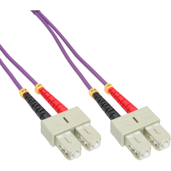 InLine® Fiber Optical Duplex Cable SC/SC 50/125µm OM4 5m