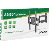 InLine® Wandhalterung, für Display 81-140cm (32-55"), max. 50kg