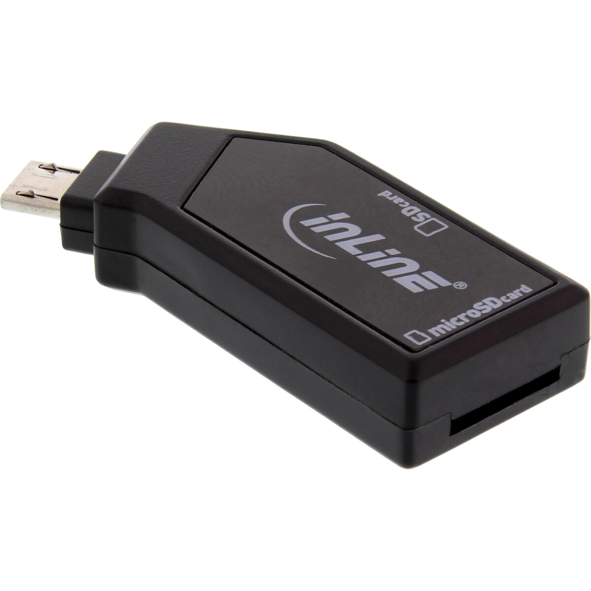 InLine® OTG Mobile Card Reader, USB 2.0, für...