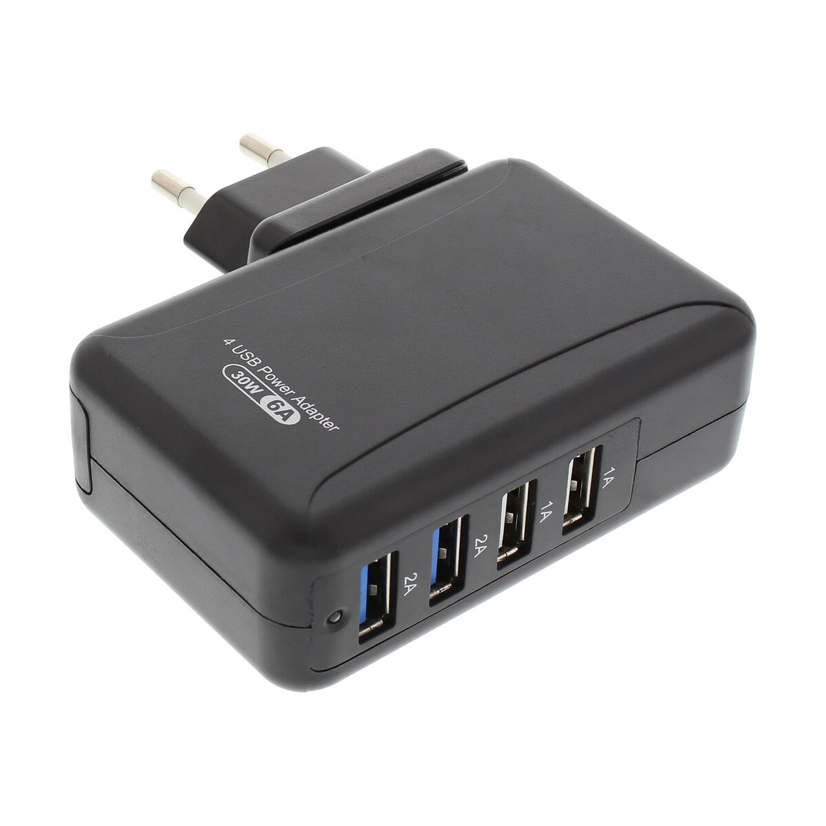 InLine® USB Power Adapter 4 Port 100-240VAC to 5V /...