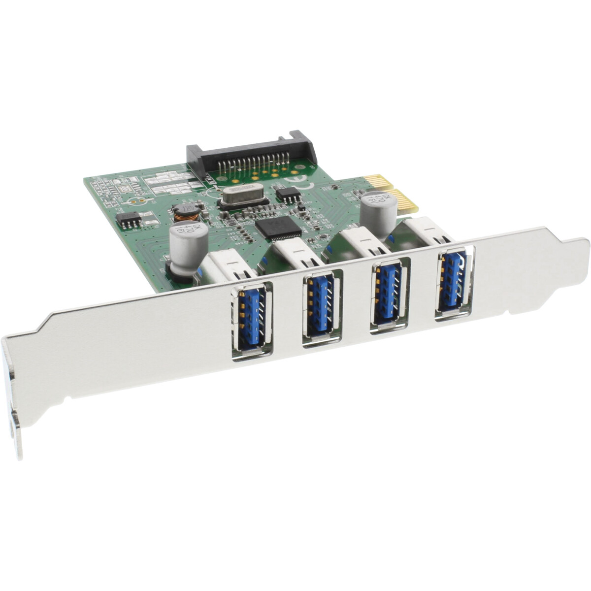 InLine® USB 3.2 4 Port Host Controller PCIe incl LP...