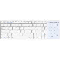 InLine® Bluetooth Mini-Keyboard with Touchpad Windows 10 compatible white