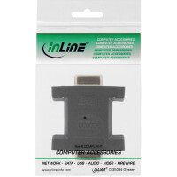 InLine® Mini-Gender-Changer, 9pol Buchse / Buchse, lange Bauform