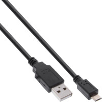 InLine® Micro USB 2.0 Fast-charge Cable USB Type A male / Micro-B male, 0.5m