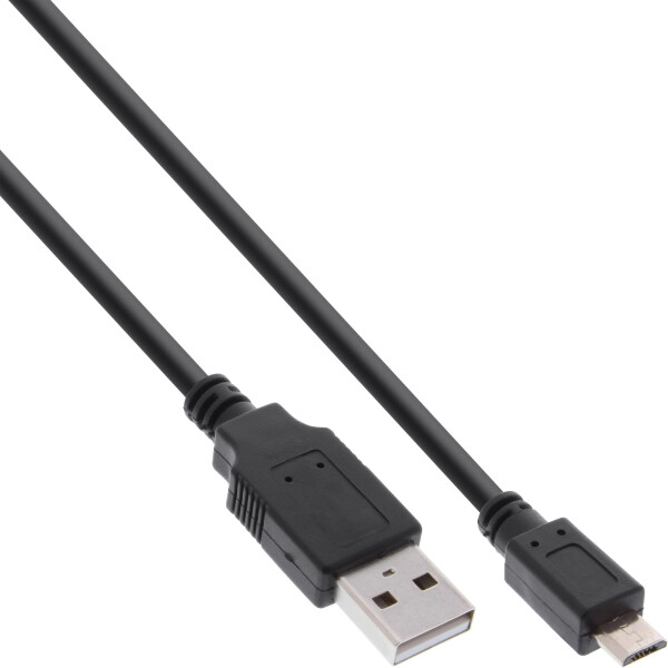 InLine® Micro USB 2.0 Fast-charge Cable USB Type A male / Micro-B male, 1.5m