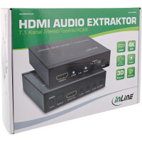 InLine® HDMI Audio Extractor, input 4K2K HDMI