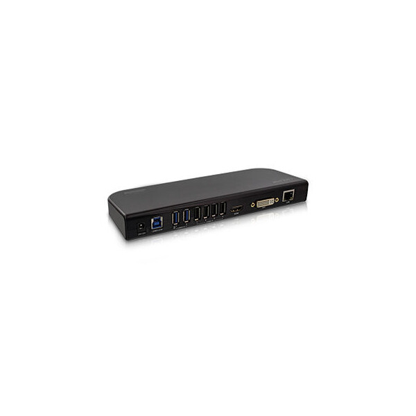 InLine® Dual View Full HD Dockingstation DVI + HDMI USB 3.0 & 2.0 LAN max 2048x1152