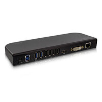 InLine® Dual View Full HD Dockingstation DVI + HDMI USB 3.0 & 2.0 LAN max 2048x1152