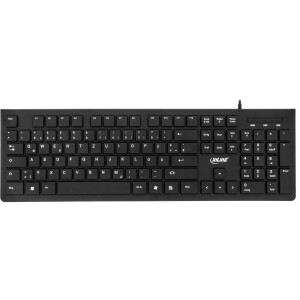 InLine® Basic Desktop, Tastatur-Maus Set, USB-Kabel, Standard DE Layout, optisch