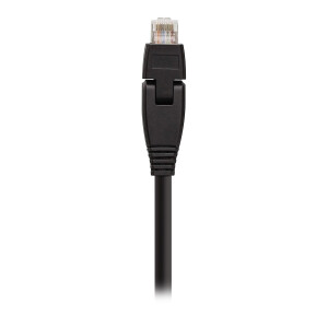 InLine® 180° Patch Cable S/FTP PiMF Cat.6A 500MHz halogen free Copper black 1m