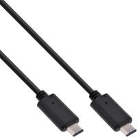 InLine® USB 3.1 Cable, Type C male/male, black, 0.5m