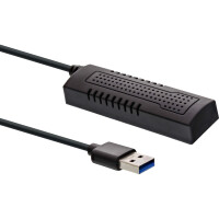 InLine® USB 3.1 to SATA 6Gb/s converter cable, USB AM plug, 0.9m