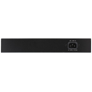 InLine® PoE+ Gigabit Netzwerk Switch 5 Port (4x PoE+), 1GBit/s, 11" (19" Winkel enthalten), Metall, lüfterlos