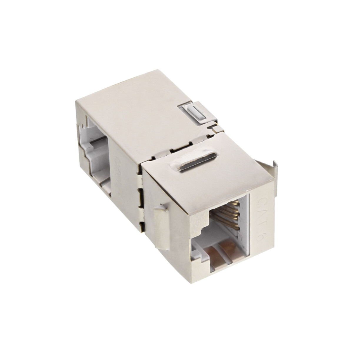 InLine® RJ45 Buchse / Buchse Einsatz gewinkelt...