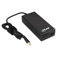 InLine® Universal NT f. Notebooks, 90W, USB, 100-240V, schwarz m. 8 Wechselst.