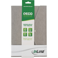 InLine® OEcoSleeve L, Papier-Hülle/Sleeve für Tablets bis ca. 10"