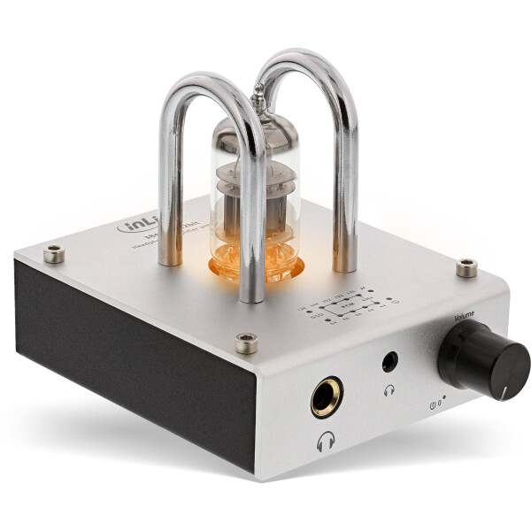 InLine® AmpUSB, Hi-Res AUDIO HiFi DSD Kopfhörer-Röhrenverstärker, 384kHz/32-Bit