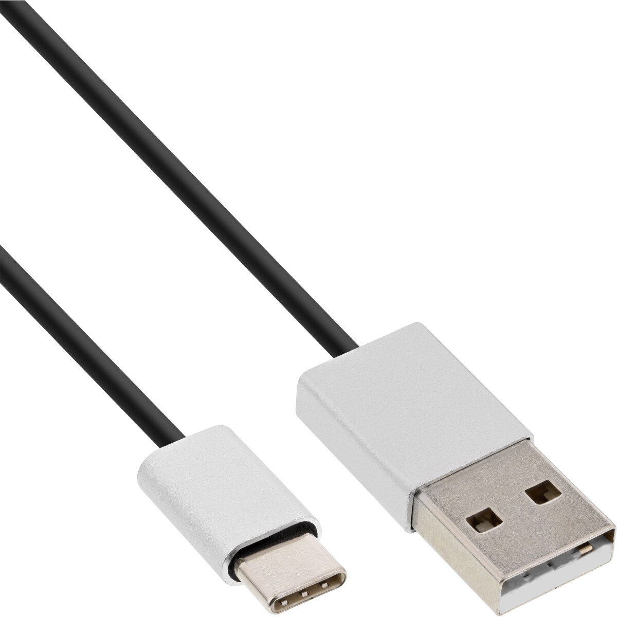 InLine® USB 2.0 Cable, USB-C male / USB-A male,...