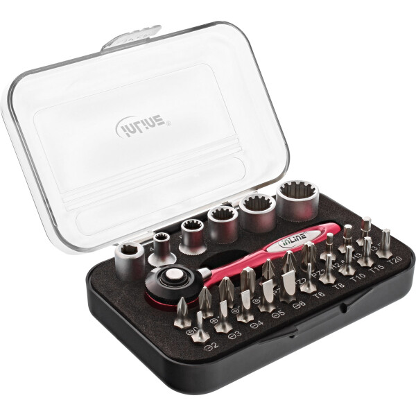 InLine® mini ratchet set 27in1