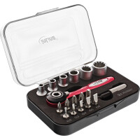 InLine® Mini Doppel-Ratschen-Set 18in1