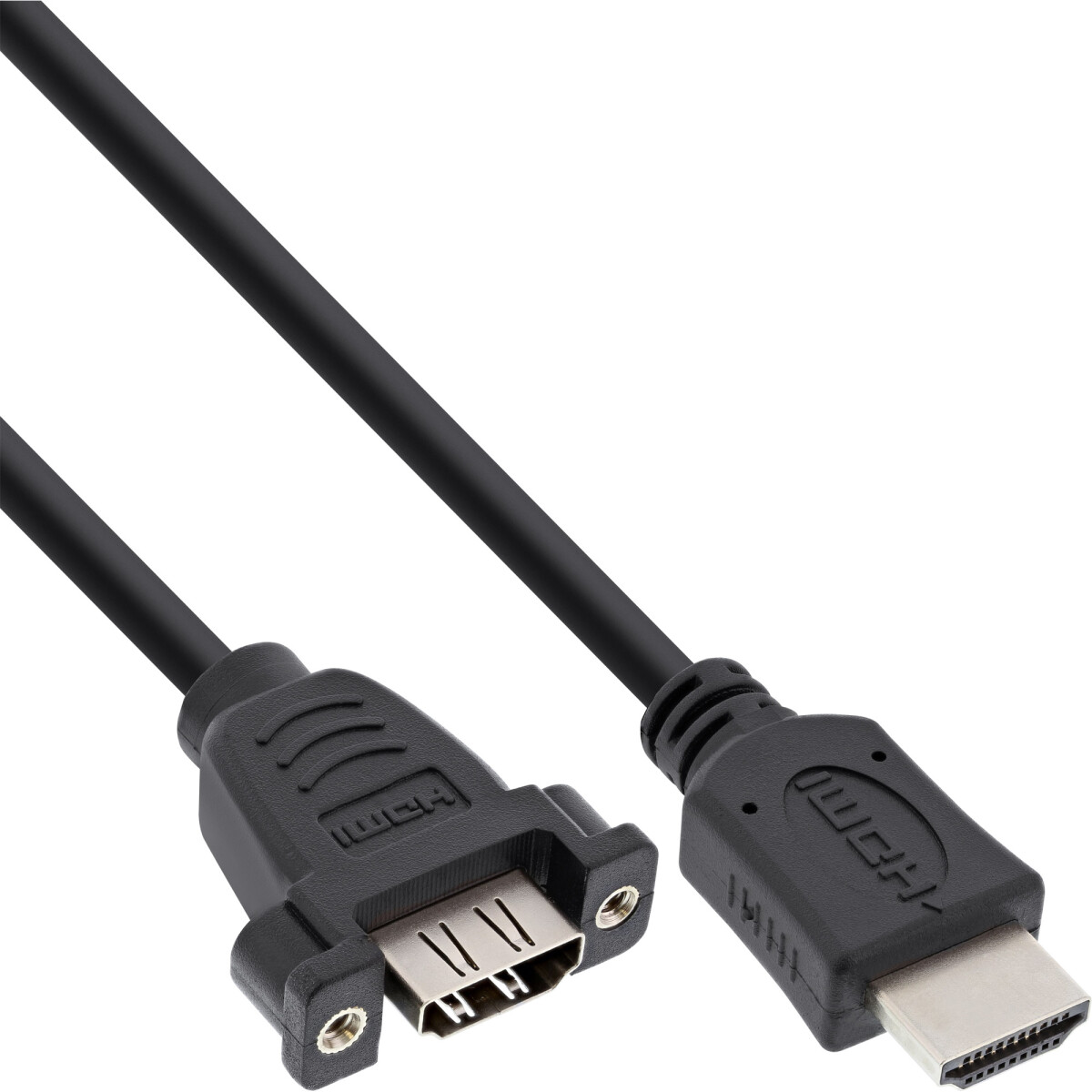 InLine® HDMI 4K2K Adapterkabel zum Einbau, HDMI A...