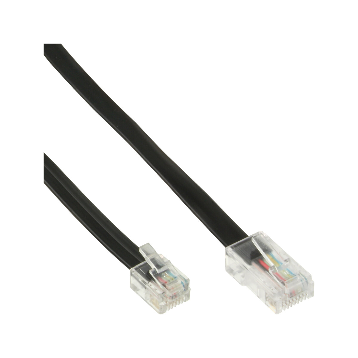InLine® Modular Cable RJ45 8P6C to RJ12 6P6C male /...