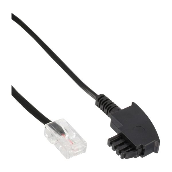 InLine® TAE-F Kabel für DSL-Router, TAE-F Stecker an RJ45 8P2C, 25m