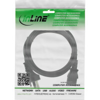 InLine® Netzkabel, Netzstecker Australien auf Kaltgerätestecker C13, 5m