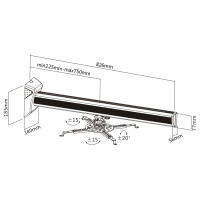 InLine® Wandhalterung für Beamer, max. 16kg