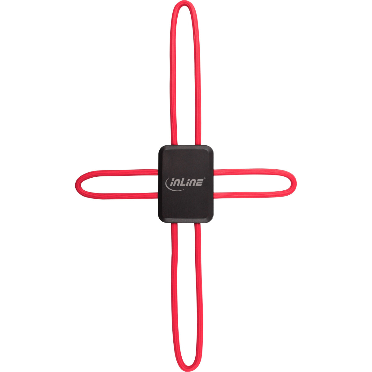 InLine® Universal Smartphone Halterung Smart Hold, rot