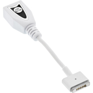 Inline® Power supply Notebook TIP M17B (20V), for Apple Magsafe2, Macbook Pro Retina, 90W/120W, white