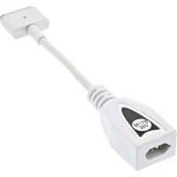 Inline® Power supply Notebook TIP M17B (20V), for Apple Magsafe2, Macbook Pro Retina, 90W/120W, white