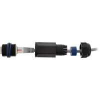 InLine® Patchkabelkupplung Cat.6, wasserdicht IP67, 2x RJ45 Buchse, geschirmt