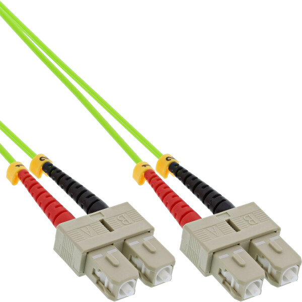 InLine® Fiber Optical Duplex Cable SC/SC 50/125µm OM5 20m