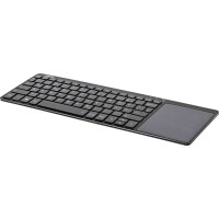 InLine® Bluetooth Aluminium Slim-Tastatur mit Touchpad, schwarz