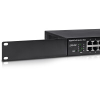 InLine® PoE+ Gigabit Network Injector Hub 8 Port (8x PoE+), 1Gb/s, 19" 1U