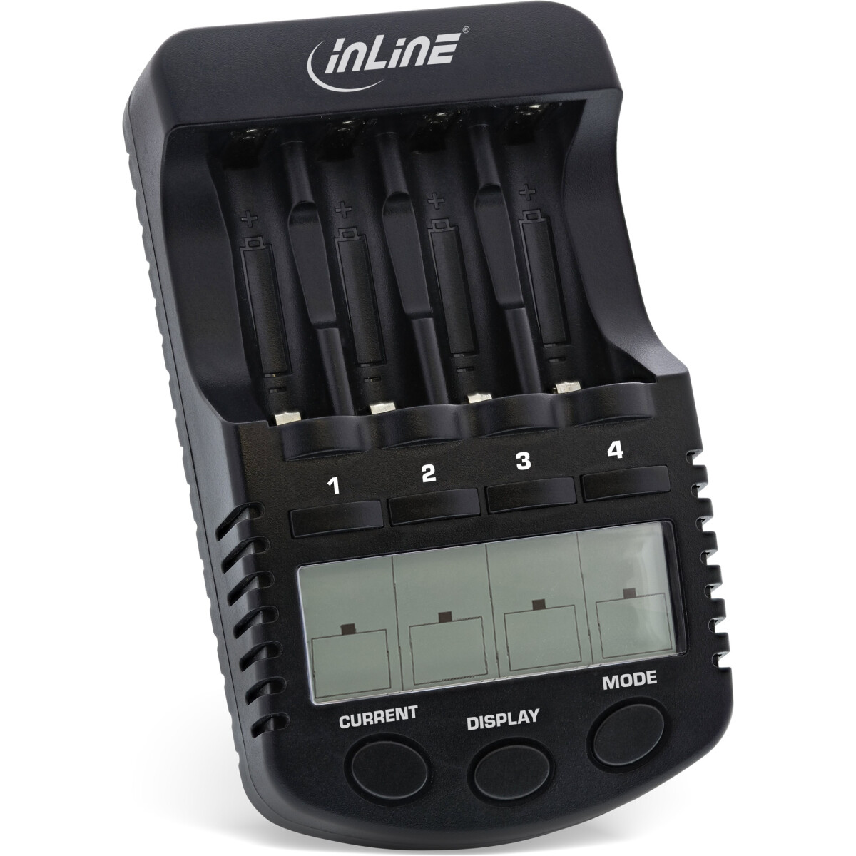 InLine® Premium Quick Charger, NiCd+NiMH AA and AAA,...