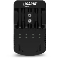 InLine® Battery Charger NiMH/NiCd, AA AAA and 9V