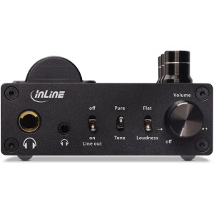 InLine® AmpUSB-EQ, Hi-Res AUDIO HiFi DSD USB Audio DAC